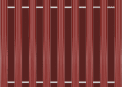 Забор из металлоштакетника с полимерным покрытием