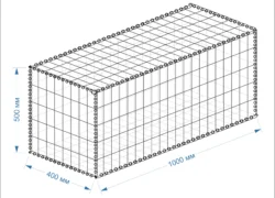 габион 1000х400х500
